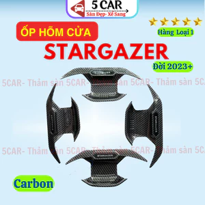 Ốp tay nắm cửa chén Hõm cửa gương xăng xe Stargazer Carbon 2023- Nay Trang trí bảo vệ tay cửa xe