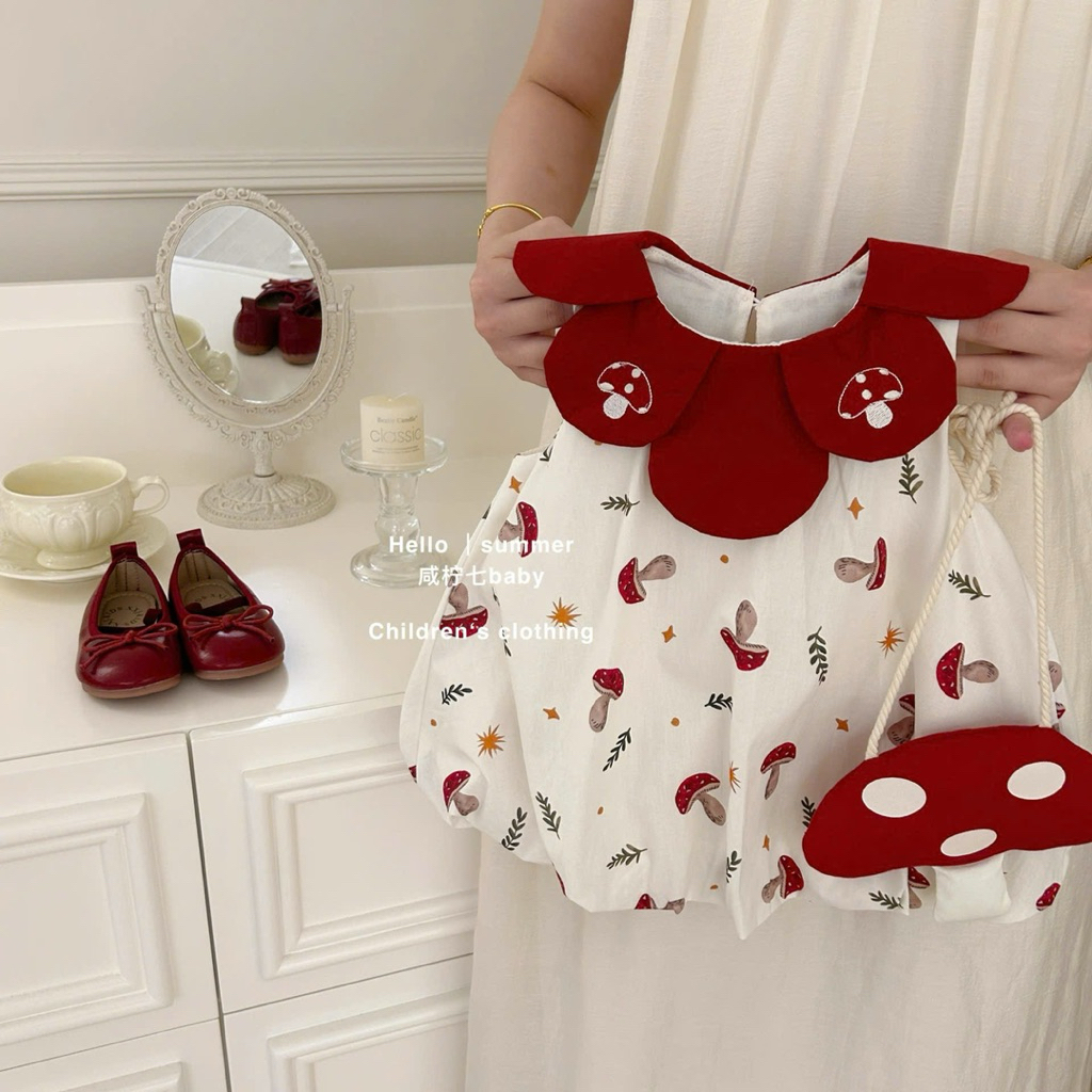8 đến 24kg.đầm hè cho bé gái.váy bí ngô cho bé.váy xinh cho bé diện hè đi biển,đi chơi, đi học Moon Jonhny Baby kids