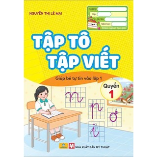 Sách - Combo 5 cuốn: Tập tô tập viết (Giúp bé tự tin vào lớp 1) và Làm quen với Toán - ndbooks