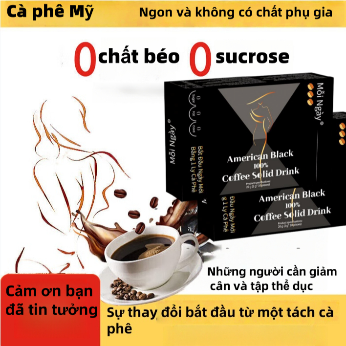 [COD]Cà phê hòa tan thơm có dư vị đậm đà và ngọt ngào. Cà phê hòa tan đen nguyên chất (không đường), giao hàng nhanh