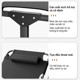 Panda Giường Gấp Gọn 1.9m văn phòng ngủ Khung Thép Cao Cấp Khả năng chịu tải 200kg