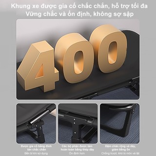 Panda Giường Gấp Gọn 1.9m văn phòng ngủ Khung Thép Cao Cấp Khả năng chịu tải 200kg