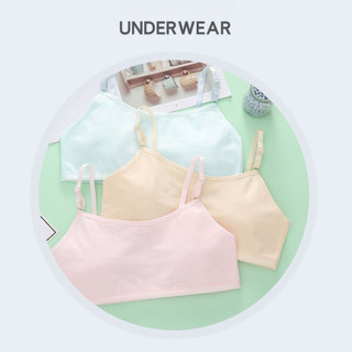 Áo Lá Cho Bé Gái Cotton Trơn Mềm Thoáng 2 Dây Dễ Điều Chỉnh, Áo Lót Êm Ái Mát 2 Lớp King Shop B-8891
