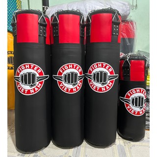 Bao cát Fighter dây xích nhồi sẵn ruột, 1.2 mét - 0.8 mét