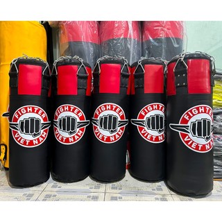 Bao cát Fighter dây xích nhồi sẵn ruột, 1.2 mét - 0.8 mét