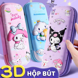 Hộp Đựng Bút Đáng Yêu Cho Bé - Bóp Viết Đẹp, Nhiều Ngăn, Chất Liệu Chống Thấm, Phù Hợp Học Sinh/Sinh Viên