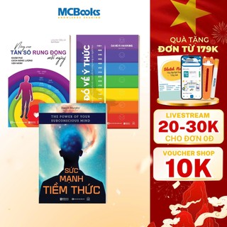 Sách Bizbooks - Combo Phát triển bản thân- Bản Đồ Về Ý Thức, Nâng Cao Tần Số Rung Động, Sức Mạnh Tiềm Thức