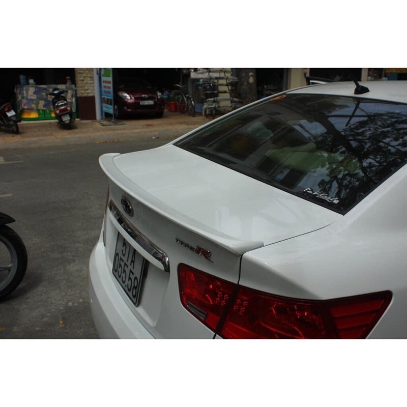 Đuôi gió liền cốp xe Kia Forte, Cerato 2008- 2009 2010 2011 2012 2013 HÀNG MỘC chưa sơn tặng kèm keo 3M