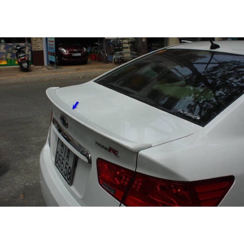 Đuôi gió liền cốp xe Kia Forte, Cerato 2008- 2009 2010 2011 2012 2013 HÀNG MỘC chưa sơn tặng kèm keo 3M