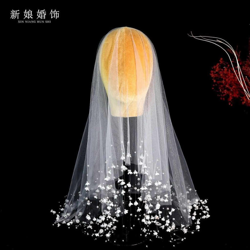 🔥🔥🔥Voan cài tóc cô dâu trùm đầu mẫu mới không xược-TT1203|PHUKIENCUOIYENLINH