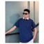 ⚡️[Hight Quality] Áo Polo Nam G Mono Dark Navy Shirts - Điểm Nhấn Kẻ Cổ Phối Thêu Toàn Bộ Cao Cấp Loại 1