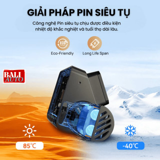 <MỚI> Camera hành trình 70mai 4K T800 3 kênh với chế độ 4K kép, cảm biến STARVIS 2 IMX678 siêu nét