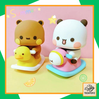 1 Cặp Mô Hình Bubu Dudu Cưỡi Thú Bập Bênh – Trang Trí Siêu Dễ Thương