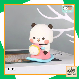 1 Cặp Mô Hình Bubu Dudu Cưỡi Thú Bập Bênh – Trang Trí Siêu Dễ Thương