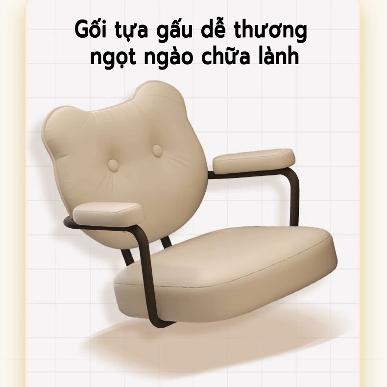 LUX Ghế máy tính gia đình, kiểu thiết kế đơn giản, ghế thư giãn cho phòng ngủ và bàn làm việc