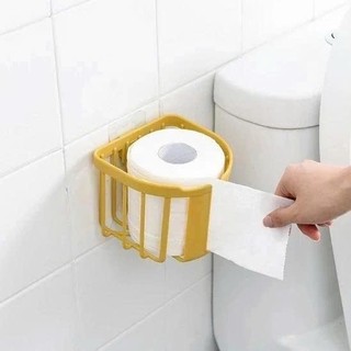 Giỏ Đựng Giấy Vệ Sinh Dán Tường - Giỏ Treo Tường Đựng Khăn Giấy Phòng Tắm Phòng Bếp