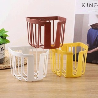 Giỏ Đựng Giấy Vệ Sinh Dán Tường - Giỏ Treo Tường Đựng Khăn Giấy Phòng Tắm Phòng Bếp