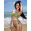 Bikini 2 mảnh màu xanh rêu cúp ngực quần ship nhỏ đi biển ( sẵn hàng - che tên)