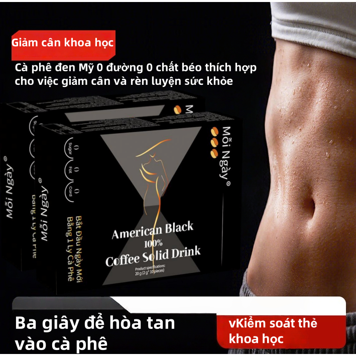 Mỗi Ngày American Black 100% Arabica - Cà phê hạt nguyên chất, đậm đà, thơm ngon, dễ pha, dễ uống - COD