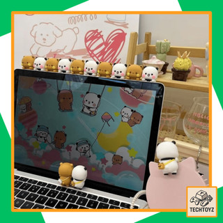 1 Cặp Mô Hình Dán Trang Trí Bubu Dudu Mini – Siêu Dễ Thương, Tặng Kèm Băng Dán