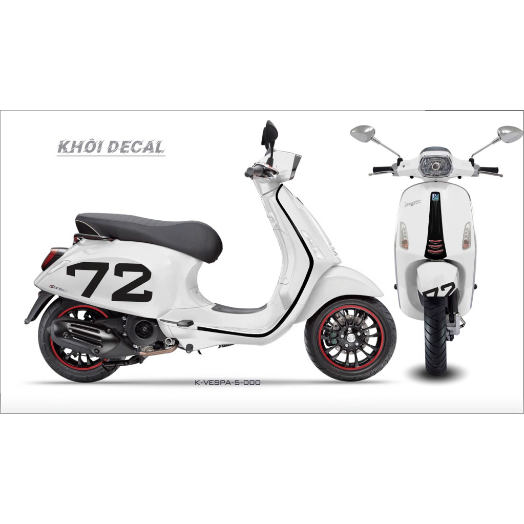 Tem Vespa số 66,86,21,12 và 11