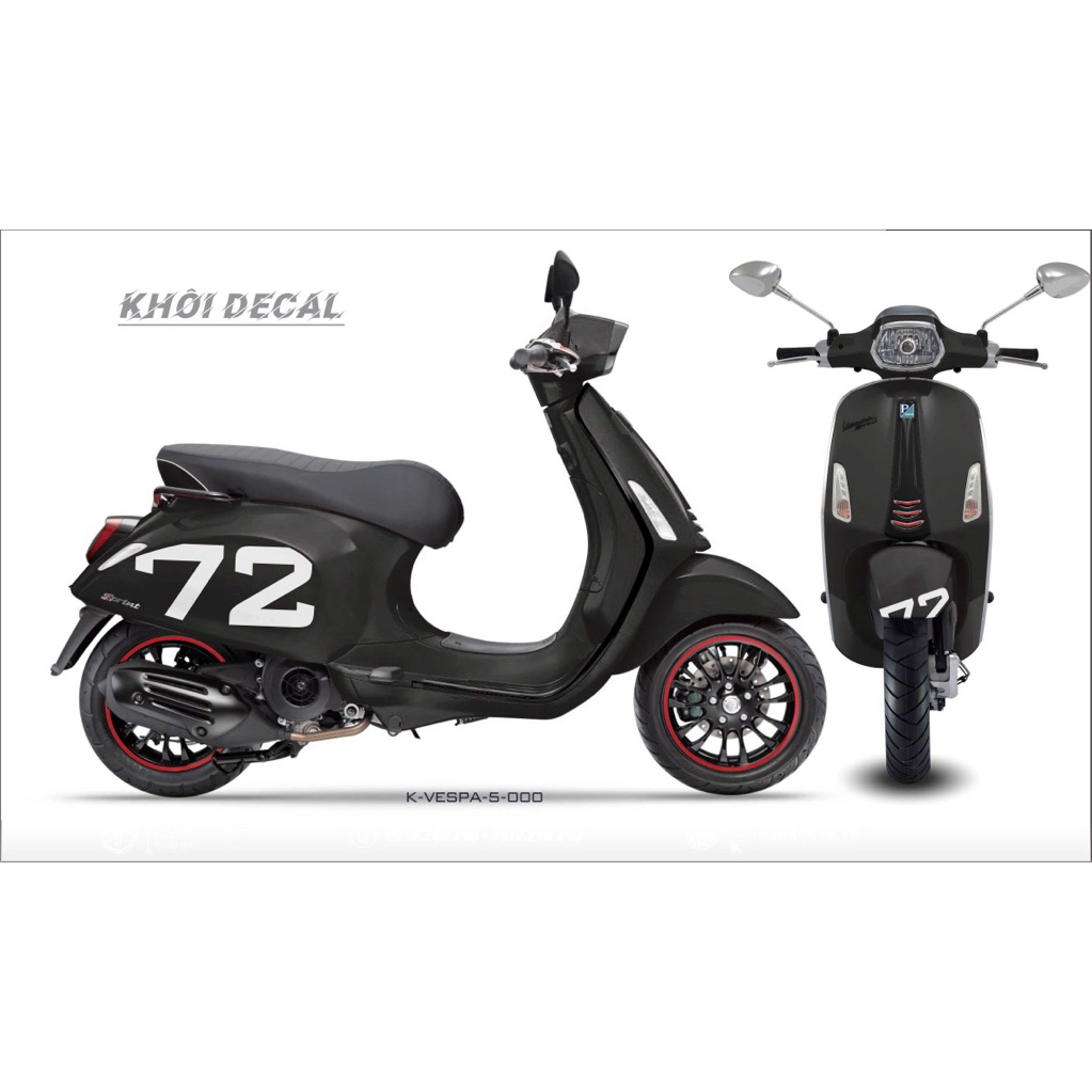 Tem Vespa số 66,86,21,12 và 11