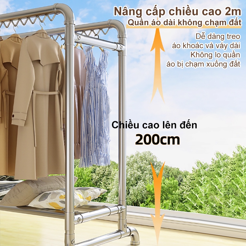 𝐎𝐥𝐢𝐟𝐞 Kệ Treo Quần Ao Loại Đơn Giản Chắc Chắn Giàn Phơi Quần Áo Ống Thép Sào Phơi Đồ Đa Dạng Mẫu Mã