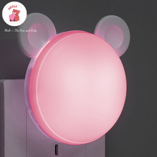 ( TẶNG SET 10 KHẨU TRANG) Đèn Ngủ Cắm Điện Mini Tai Mèo Hồng Cảm Ứng, Tiết Kiệm Điện Năng, Ánh Sáng Dịu, Trang Trí