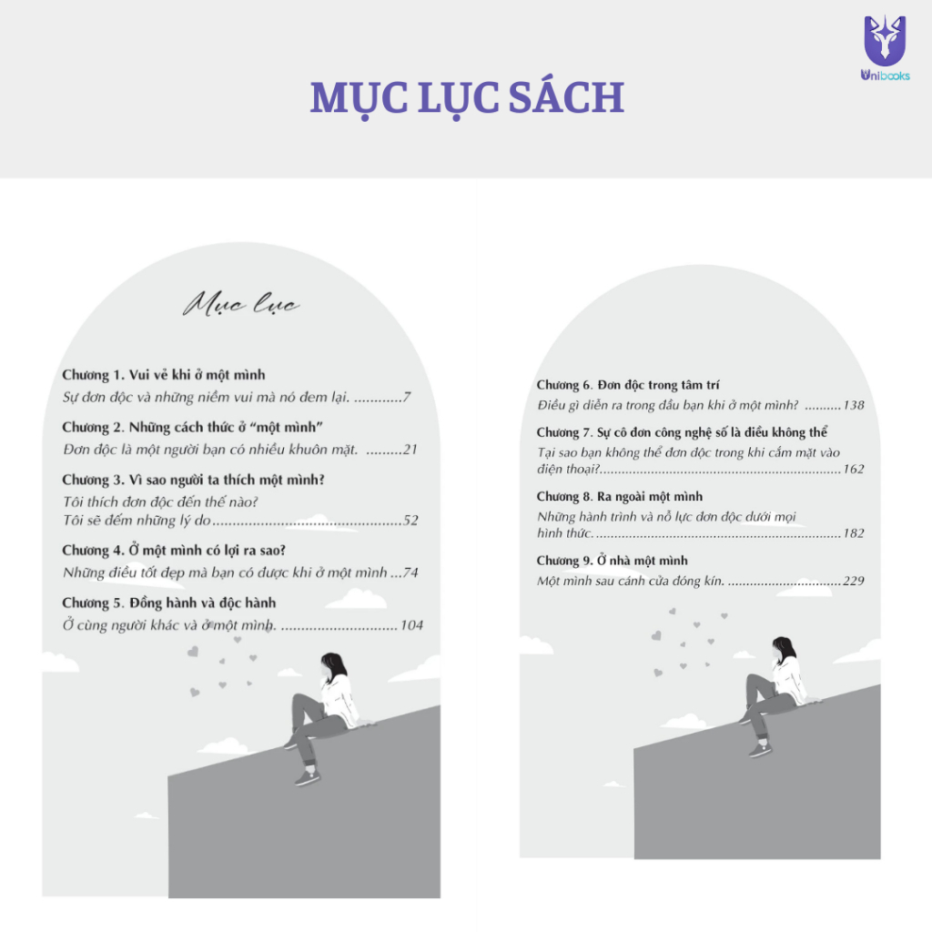 Sách - Cô Đơn Nhưng Không Cô Độc: Hạnh Phúc Luôn Bên Ta - Bí Quyết Sống An Nhiên - Bizbooks