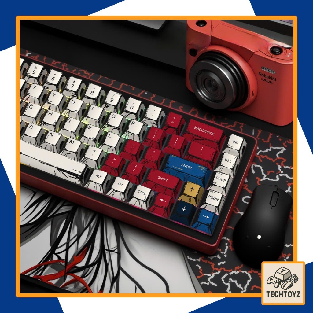 [ Comic ] Bộ Keycaps Comic Robot - PBT DyeSub - Cherry Profile | BigBuy360 - bigbuy360.vn