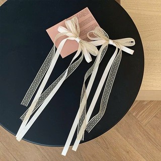Set 2 Chiếc Kẹp Tóc Nơ Cho Bé ChoiChuu Vải Lụa Cao Cấp Kết Hợp Lưới Mềm Mại Ánh Nhũ Nhẹ Nhàng