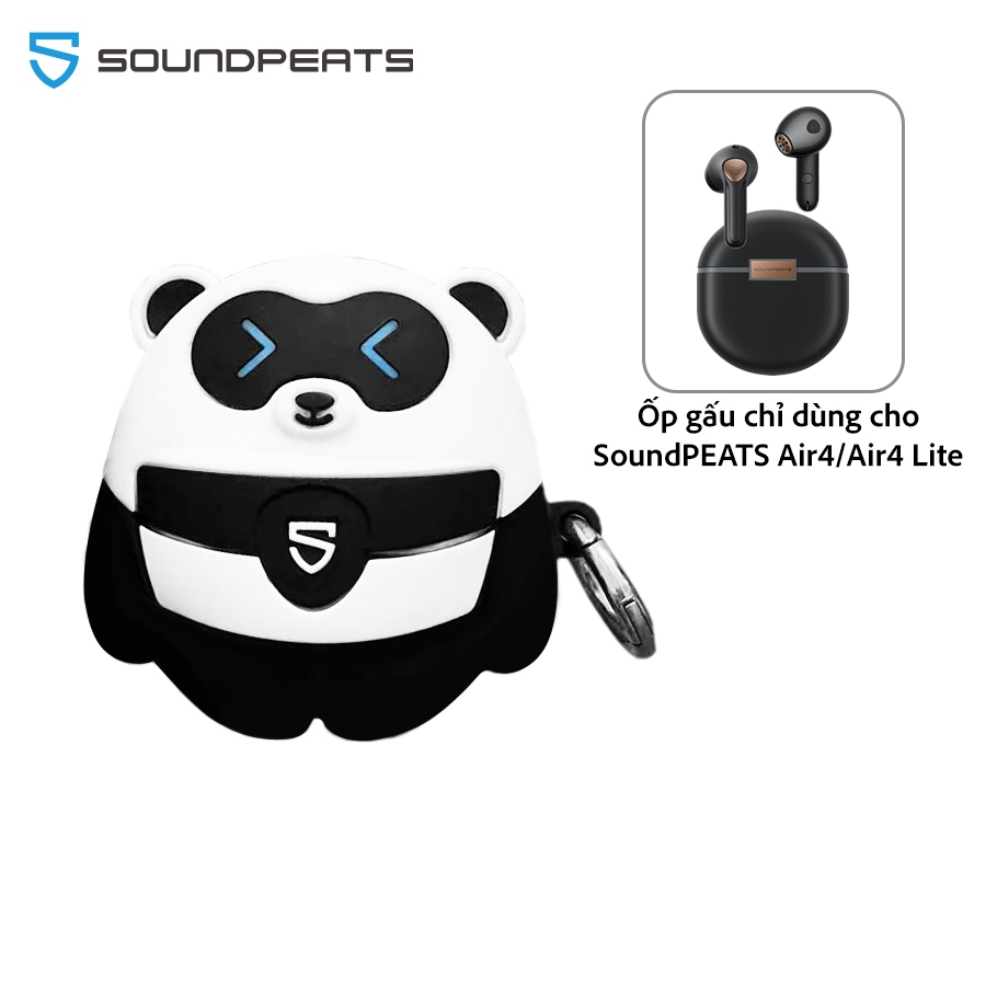 Ốp case SoundPEATS Air4 Air4 Lite hình gấu PEAT