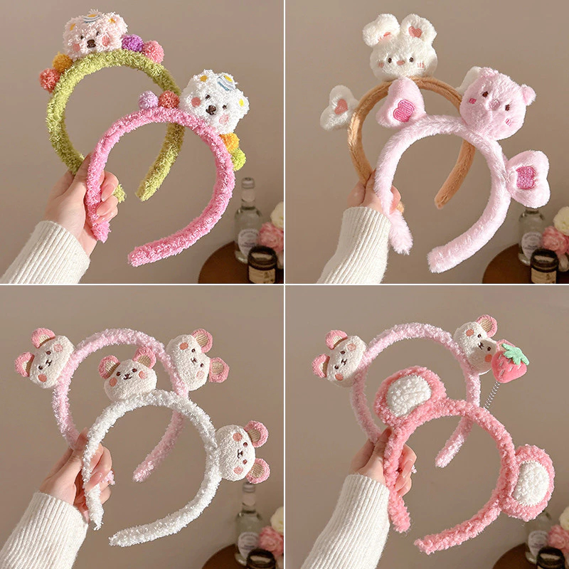 Bờm Cài Tóc/Băng Đô Cài Tóc Nhiều Hình Dễ Thương Phong Cách Hàn Quốc Phụ Kiện Tóc Nữ và Bé Gái