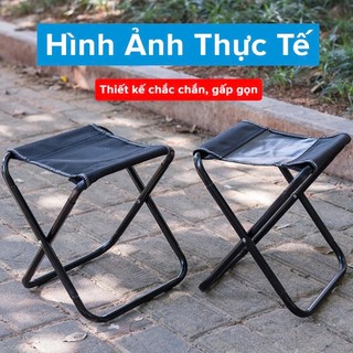 GHẾ GẤP GỌN MINI DU LỊCH DÃ NGOẠI - Ghế Gấp Ngồi Cắm Trại Câu Cá,Ghế Đẩu Gấp Gọn Cho Văn Phòng Du Lịch
