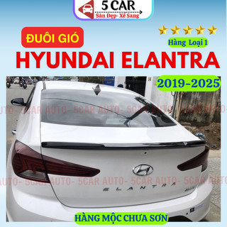 Đuôi gió liền cốp xe Huyndai Elantra đời 2019 - 2025 (Hàng mộc khách chưa sơn)