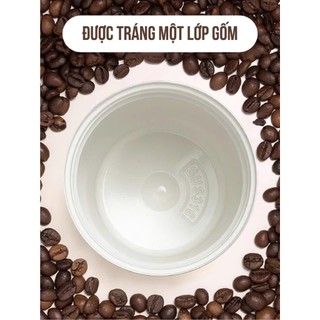 Cốc giữ nhiệt tráng gốm cao cấp, bình giữ nhiệt Nesthome có nắp đậy ống hút giữ nhiệt lâu