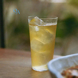 Ly trà chanh, cốc thủy tinh trụ trơn miệng loe tối giản dùng pha trà chanh, cocktail, sinh tố 470ML