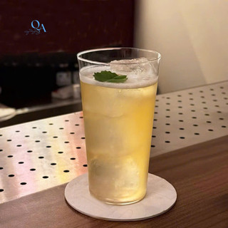 Ly trà chanh, cốc thủy tinh trụ trơn miệng loe tối giản dùng pha trà chanh, cocktail, sinh tố 470ML