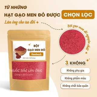 100g Bột gạo men đỏ, bột hồng cúc (Red yeast rice) - Lãn Ông