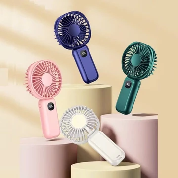 Quạt đeo cổ siêu mát, quạt đeo cổ tích điện, quạt đeo cổ mini không cánh nhiều cấp độ gió làm mát siêu nhanh pin 2500mAH