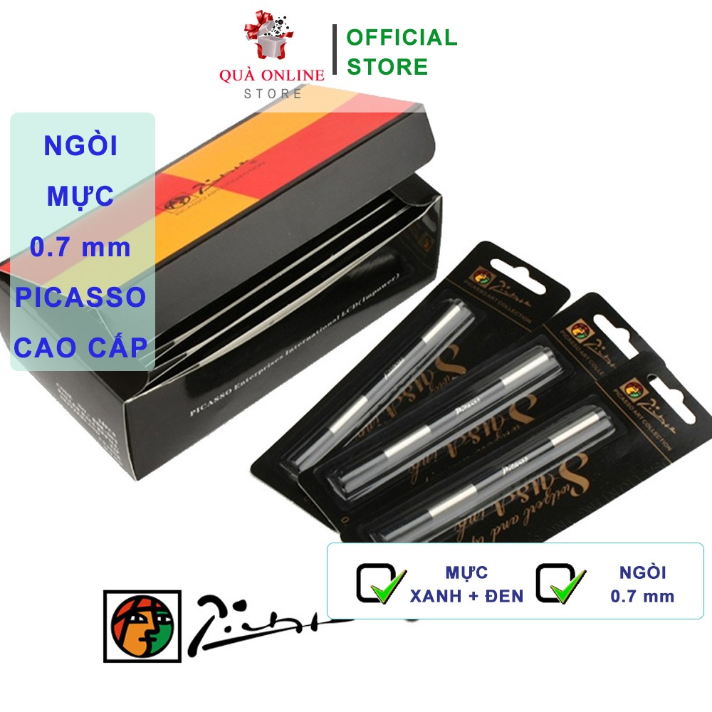 RUỘT BÚT PICASSO CHÍNH HÃNG [0.7 MM] NGÒI DẠ BI CAO CẤP