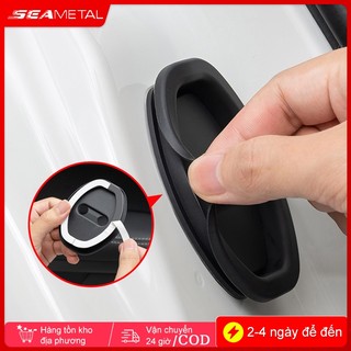 4 Chiếc Đa Năng Khóa Cửa Ô Tô Silicon Chống Va Đập Miếng Lót Bảo Vệ Dễ Dàng Lắp Đặt Cửa Ô Tô Có Thể Tháo Rời Chống Sốc