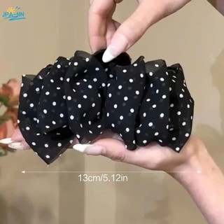 KẸP TÓC CÀNG CUA CHẤM BI LỚN TIỂU THƯ B7 VẢI VOAN