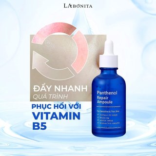 Tinh Chất La Bonita B5 Panthenol Repair Ampoule Hỗ Trợ Phục Hồi Làm Dịu Da 50ml Duduhouse