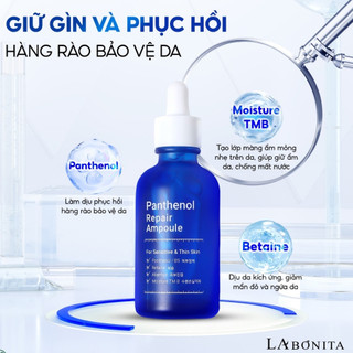 Tinh Chất La Bonita B5 Panthenol Repair Ampoule Hỗ Trợ Phục Hồi Làm Dịu Da 50ml Duduhouse