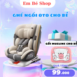 Ghế ngồi ô tô cho bé tiện lợi, Ghế ngồi ô tô cho trẻ em xoay 360 độ, Bảo hành 12 tháng