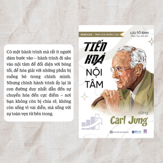 Sách - Tinh hoa nhân loại: Tiến hóa nội tâm cùng Carl Jung - Tiến hóa nội tâm là hành trình mở rộng bản thân - Bizbooks