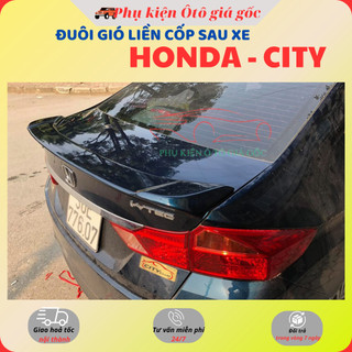 Đuôi gió liền cốp sau xe Honda City đời 2015 -> 2020, 2021 -> 2025 - Hàng mộc chưa sơn, dày dặn, cứng cáp
