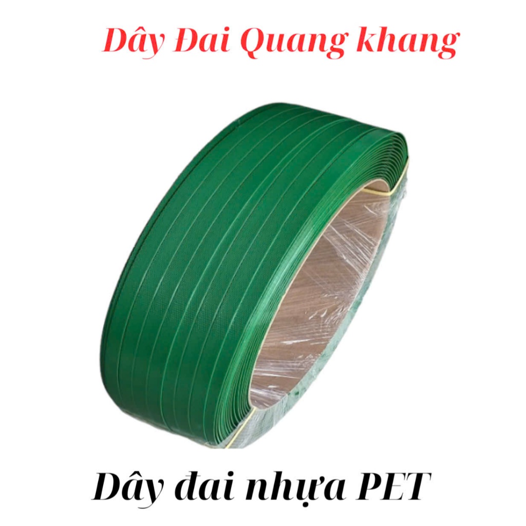 Combo mua 1 cuộn dây đai nhựa PET tặng 1kg bọ sắt, Hàng tiện lợi, an toàn, tiết kiệm nhất