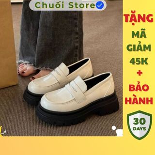 Giày oxford nữ da PU tổng hợp dệt vải đế cao su  dịu dàng nữ tính đáng yêu ngây thơ